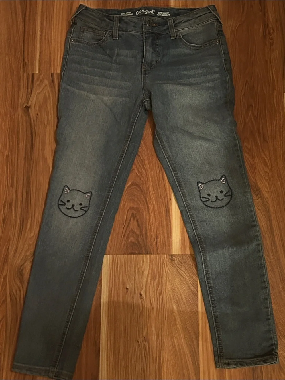 Lot of 4! Cat & Jack, Old Navy Girls Mixed Denim Bottoms